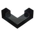 Tube Tunnel for Aquarium Fish Hiding Spot 12.5x12.5x5.5 cm Black White