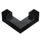 Tube Tunnel for Aquarium Fish Hiding Spot 12.5x12.5x5.5 cm Black White