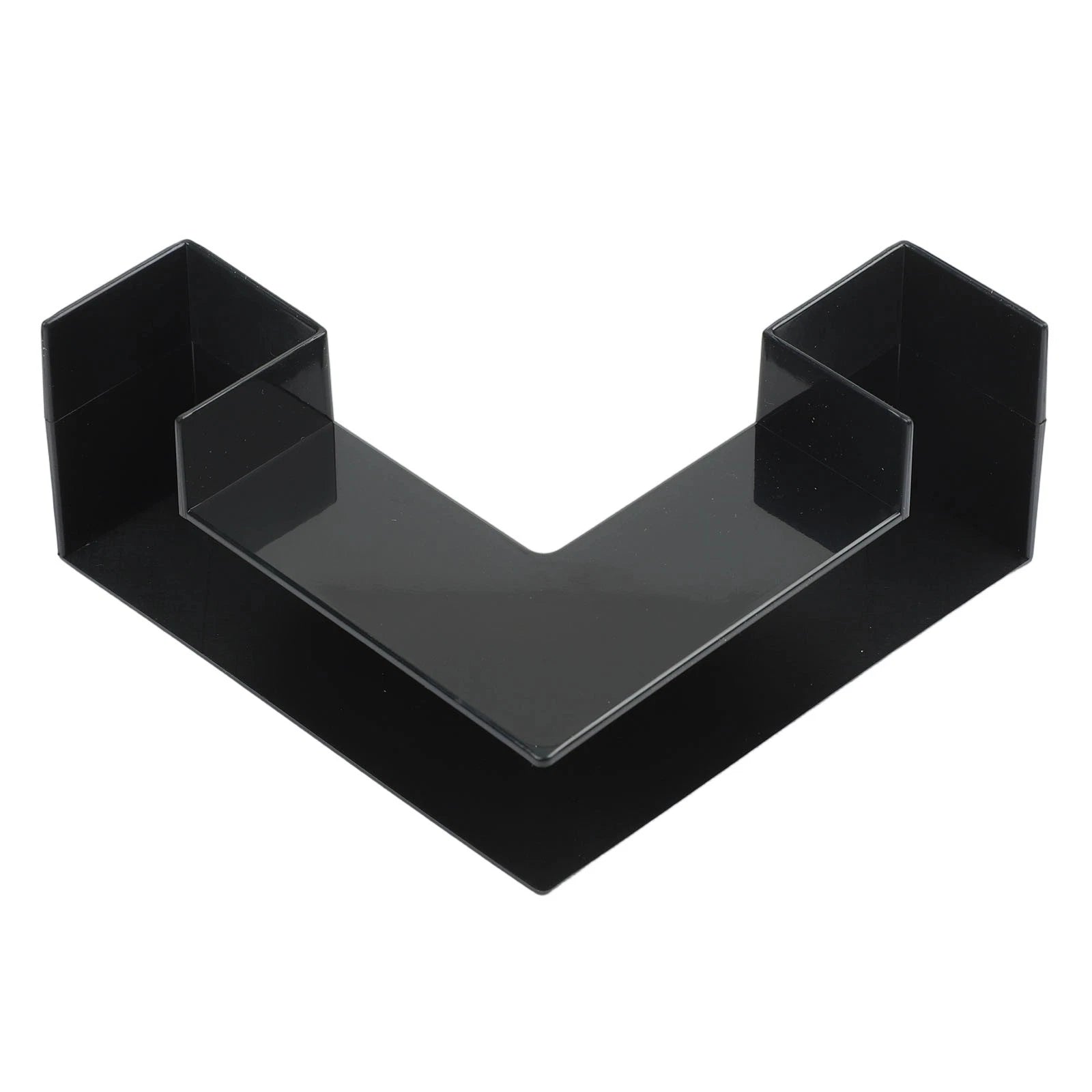 Tube Tunnel for Aquarium Fish Hiding Spot 12.5x12.5x5.5 cm Black White
