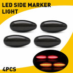 LED Side Fender Marker Lights for Chevy Silverado 2500HD 3500HD (2001–2014)