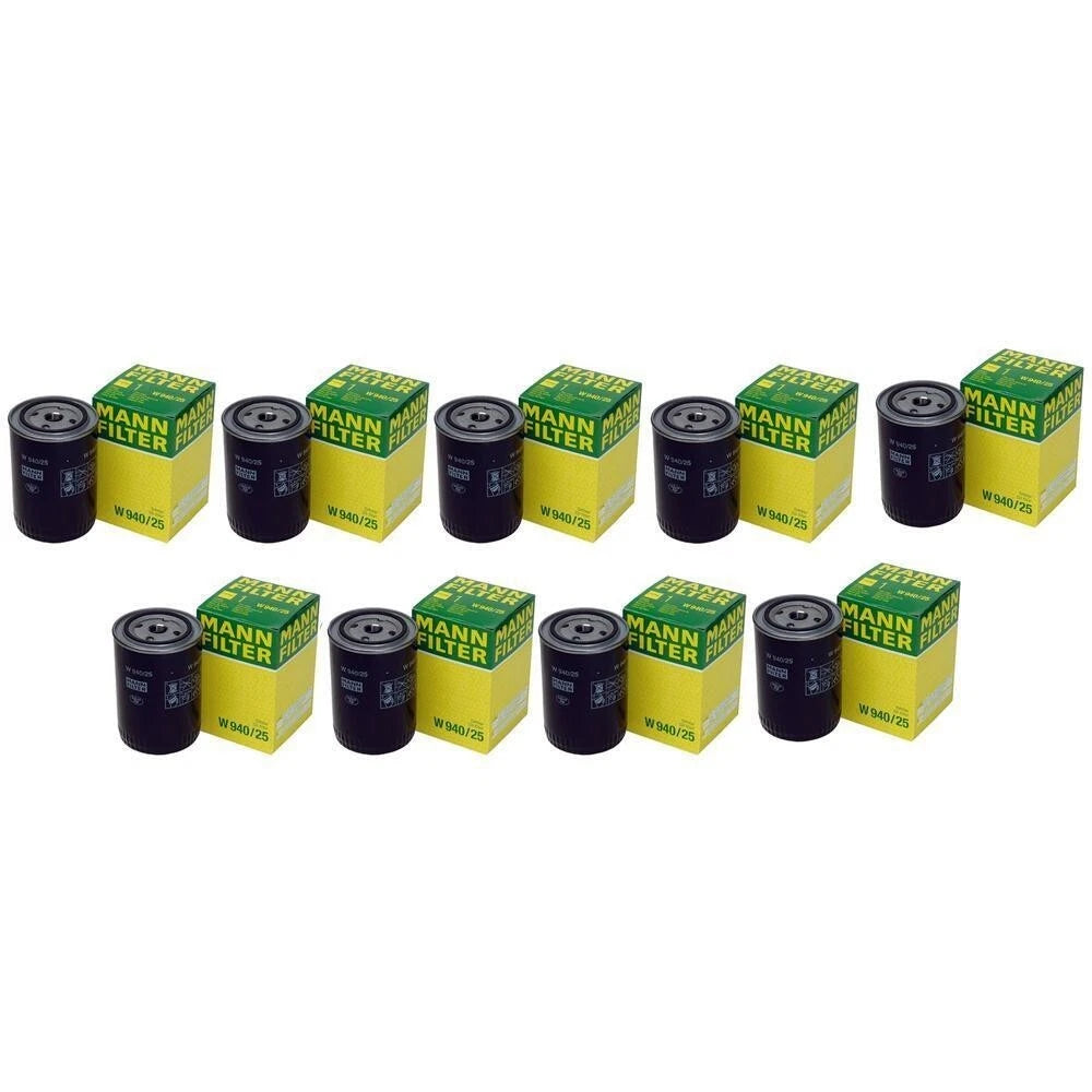 Set of 9 Engine Oil Filters for Audi Nissan VW Volvo