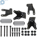 Rear Leaf Spring Shackle Bracket Hanger Pair for Ford F150 F250 F350 Bronco (1980–1996)