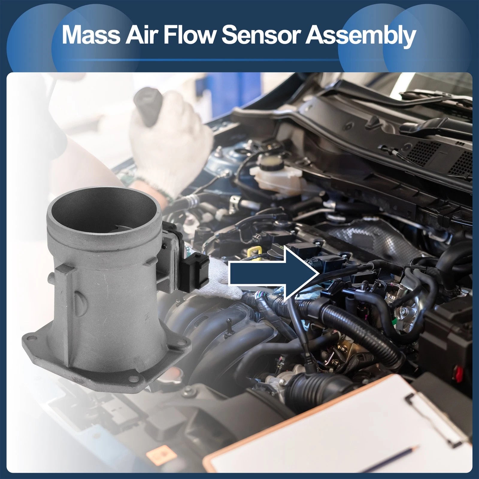 Mass Air Flow Sensor No. 037906461B for Volkswagen Passat B5 (2000–2005)