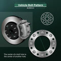 4X 8x180 Wheel Spacers 1.5" 14x1.5 for Silverado Sierra 2500HD 3500HD (2011–2023)