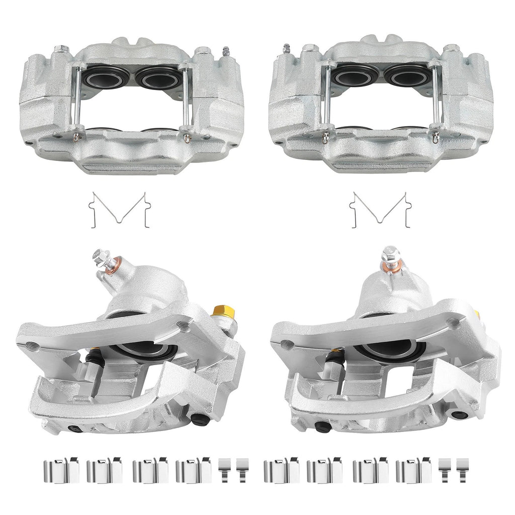 Front Rear Brake Caliper Set 4PCS for Toyota 4Runner 4.0L 4.7L 2003-2009 19-2766