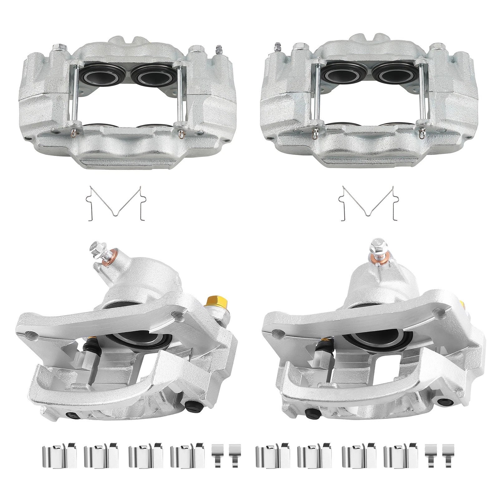 Front Rear Brake Caliper Set 4PCS for Toyota 4Runner 4.0L 4.7L 2003-2009 19-2766