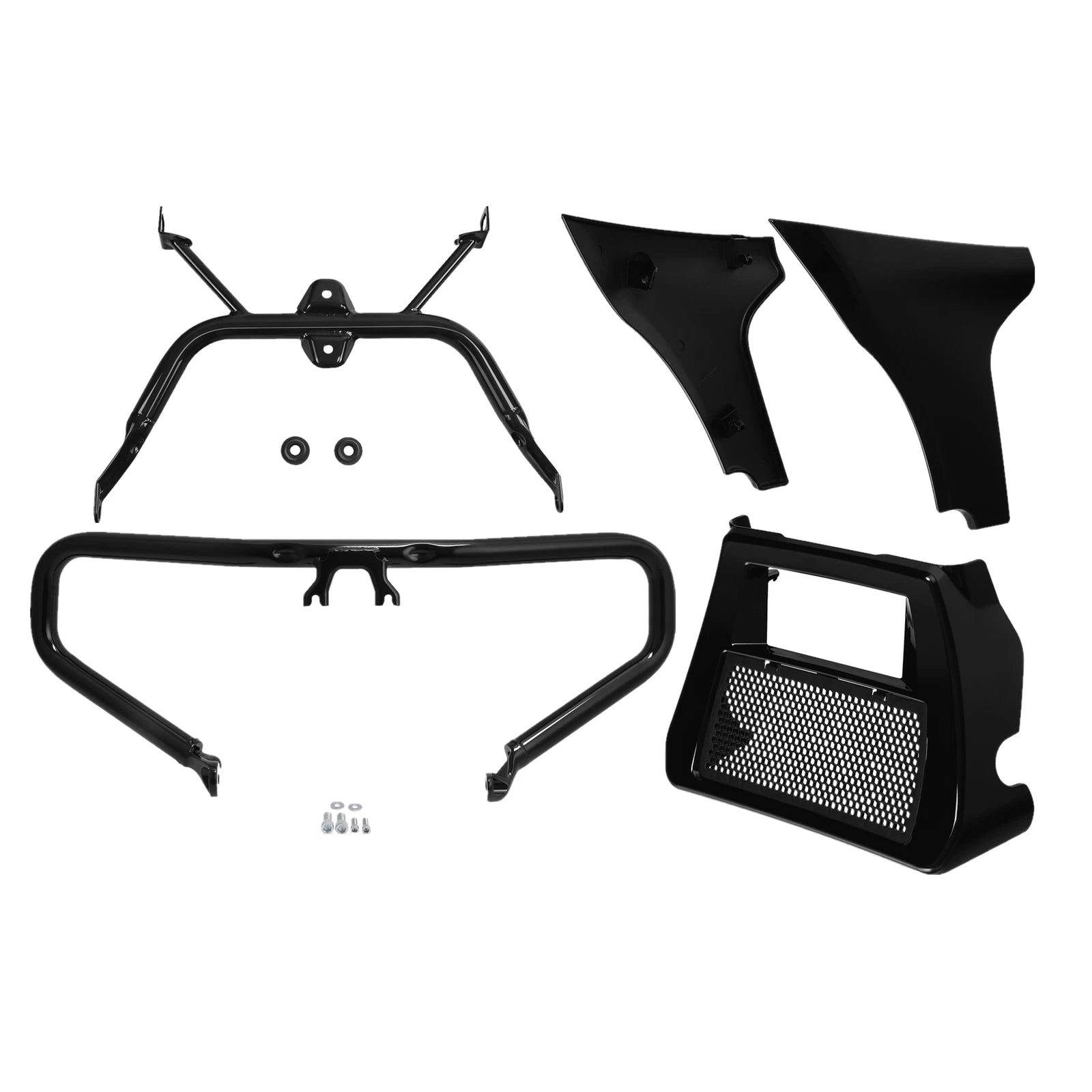Engine Guard Bracket Side Panel Spoiler Chin Cover for Harley FLTRXSE (2023–2025)