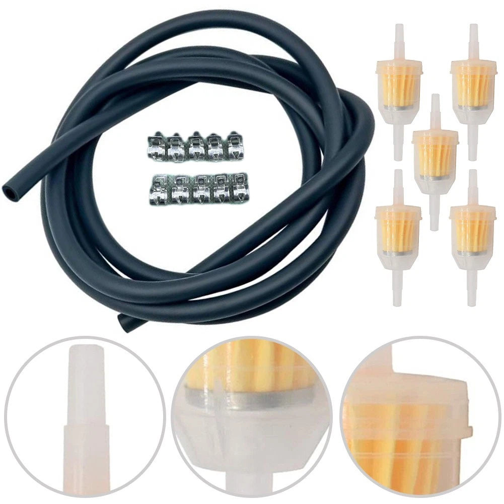 Fuel Line Hose Kit with Inline Filter for Tecumseh Engine (7 Feet)