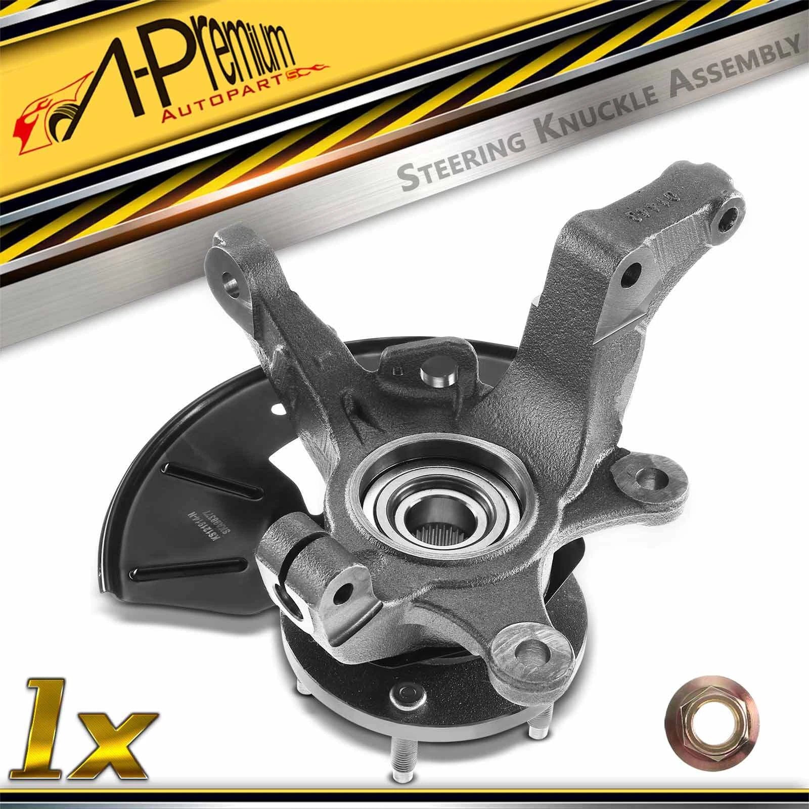 Front Left Steering Knuckle & Hub Bearing for Ford Escape (2001–2004)