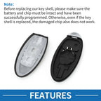 2X Keyless Entry Remote Fob Shell Case for Nissan Juke (2011–2017)