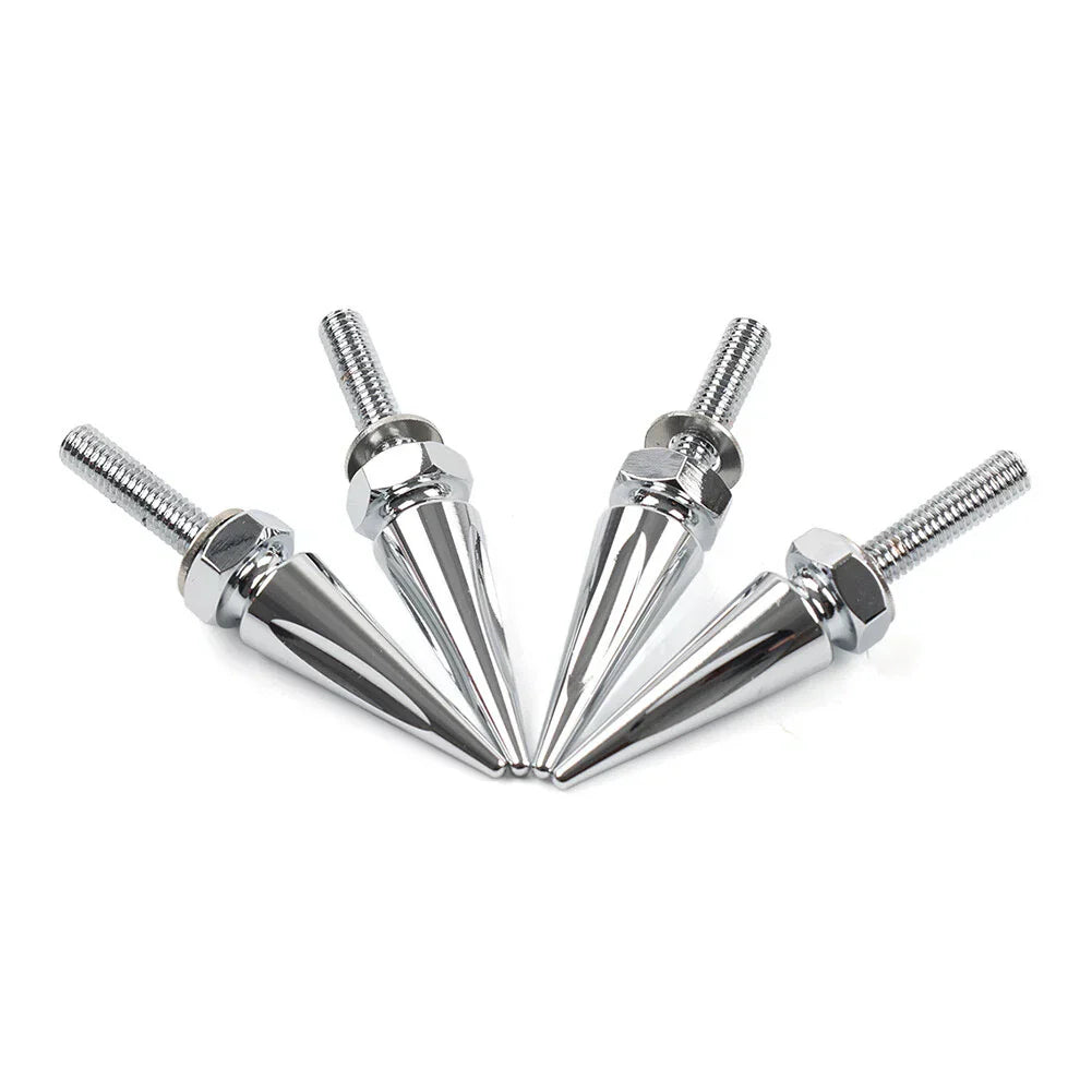 Chrome Windshield Spike Bolts for Harley Road Glide (2015-2023)