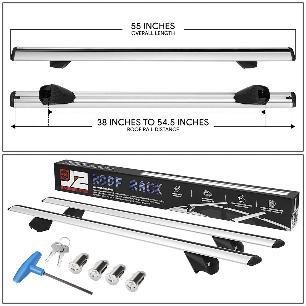 Adjustable Roof Rack Cargo Carrier for J2 (38" - 54.5")