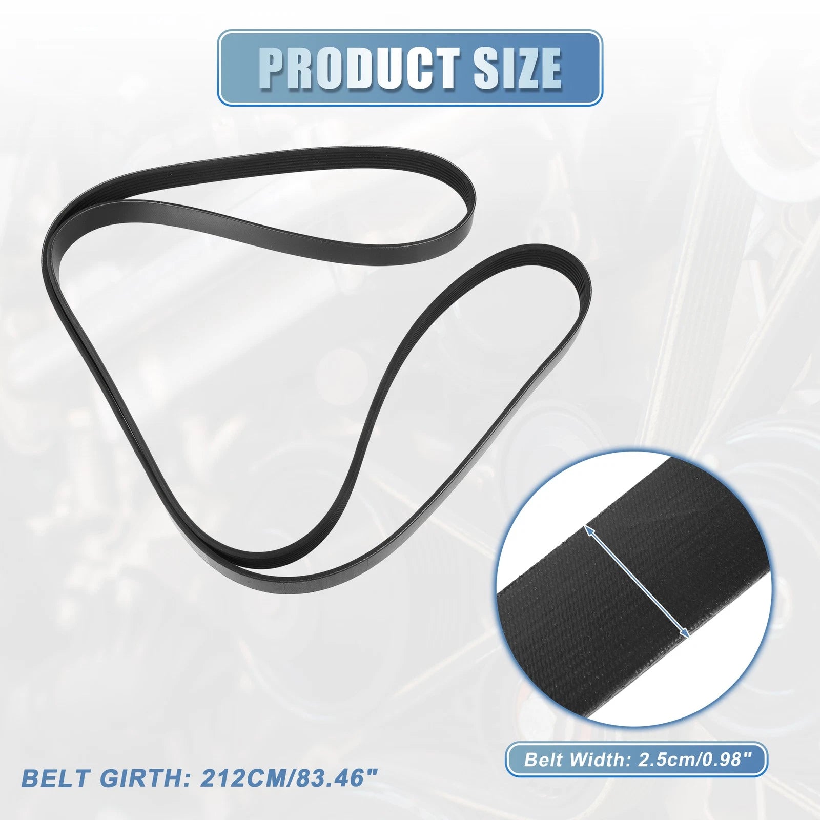 Serpentine Belt for Nissan Pathfinder (2005–2012) No. 11720EA200 Rubber