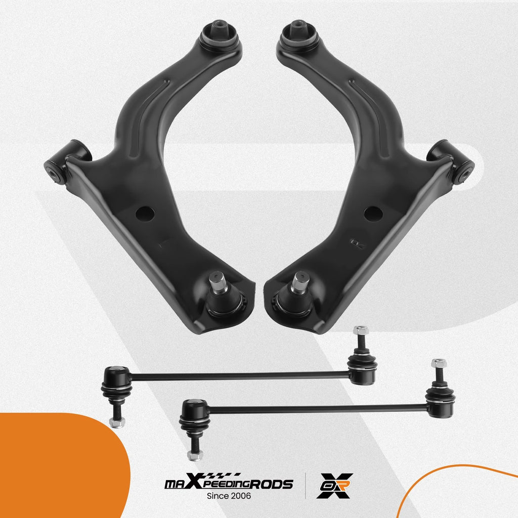 Set of 4 Front Lower Suspension Control Arms for Mazda Tribute (2005–2011)