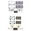 PowerStop Z36 Carbon-Fiber Ceramic Disc Brake Pads Kit for Durango (2011–2023)