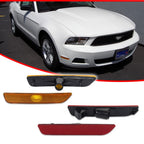 Set of 2 Front & Rear Side Marker Lights for Ford Mustang (2010–2014)