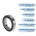 Deep Groove Ball Bearing 50x80x16mm for Various Models (6010DDU)
