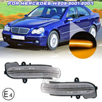 Sequential LED Side Mirror Turn Signal Light for Mercedes W203 C-Class (2000–2007)