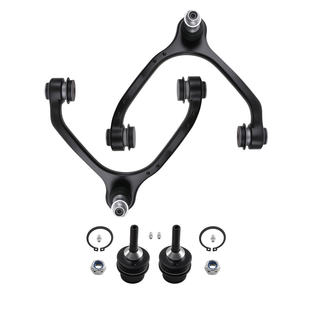 Set of 4 Upper Control Arms & Lower Ball Joints for Ford Crown Victoria (2003–2011)