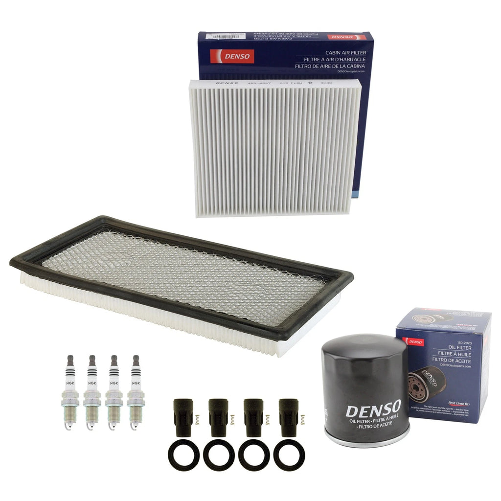 Tune Up Kit with 4 NGK Spark Plugs & Boots for Dodge Caliber, Compass, Patriot (2007–2017)
