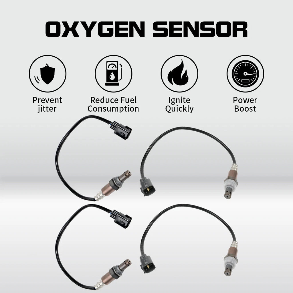 Set of 4 Oxygen O2 Sensors for Lexus LS460 (2007–2012) Upstream/Downstream
