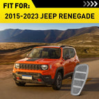 Fender Side Marker Light Turn Signal Amber Lamp Pair for Jeep Renegade (2015–2023)