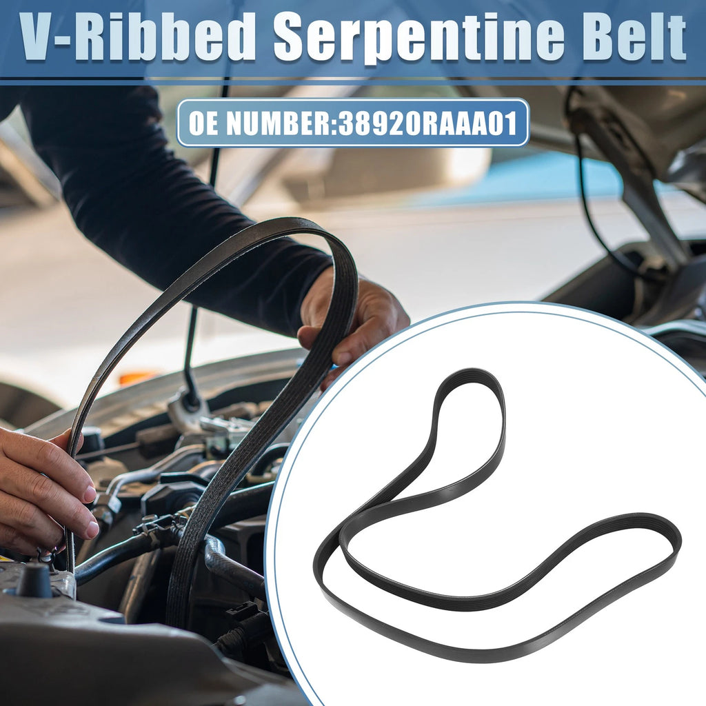 V-Ribbed Serpentine Drive Belt for Honda Accord (2003–2007) No. 38920RAAA01