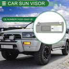 Left Driver Side Sun Visor for Toyota 4Runner (2010–2023) 74320-35A91-B1 Gray