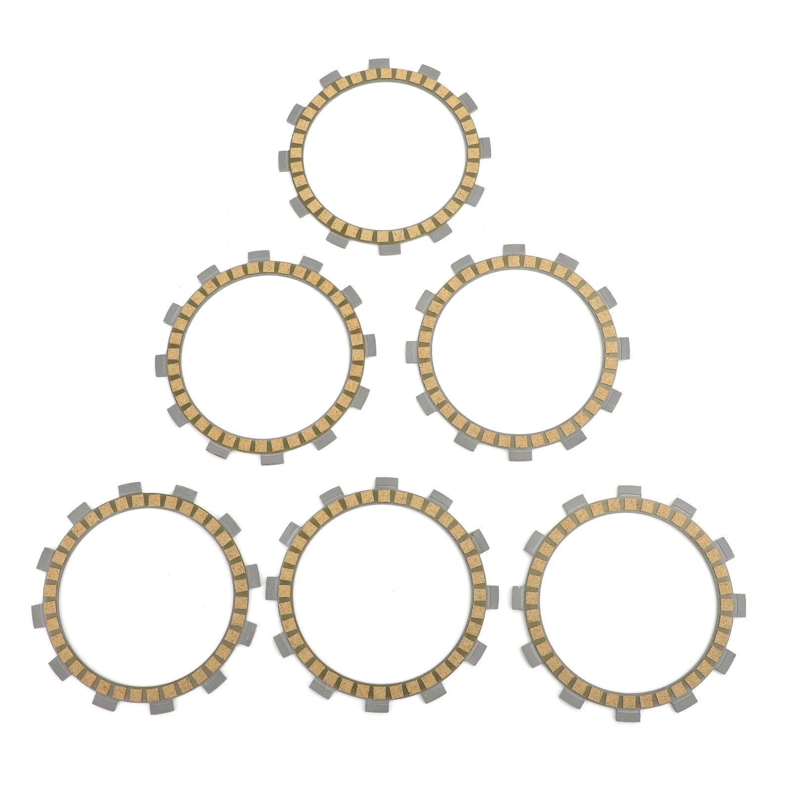 Clutch Friction Plate Kit for Yamaha YFM250R/RX TT250R/RL TTR250 RH/RL XT250 (2004–2023)