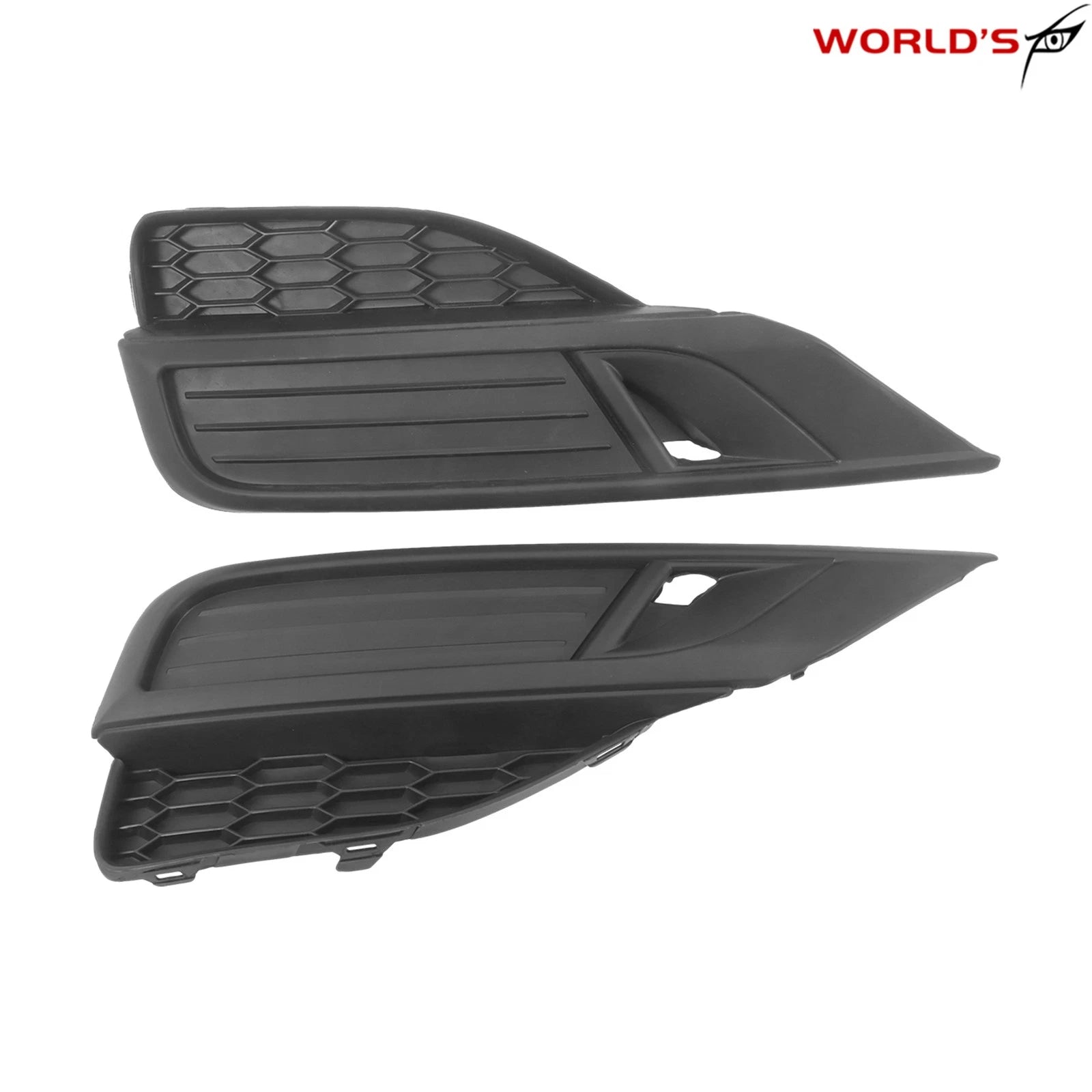 Pair Front Bumper Fog Light Trim Grille for Honda CR-V (2015–2016)