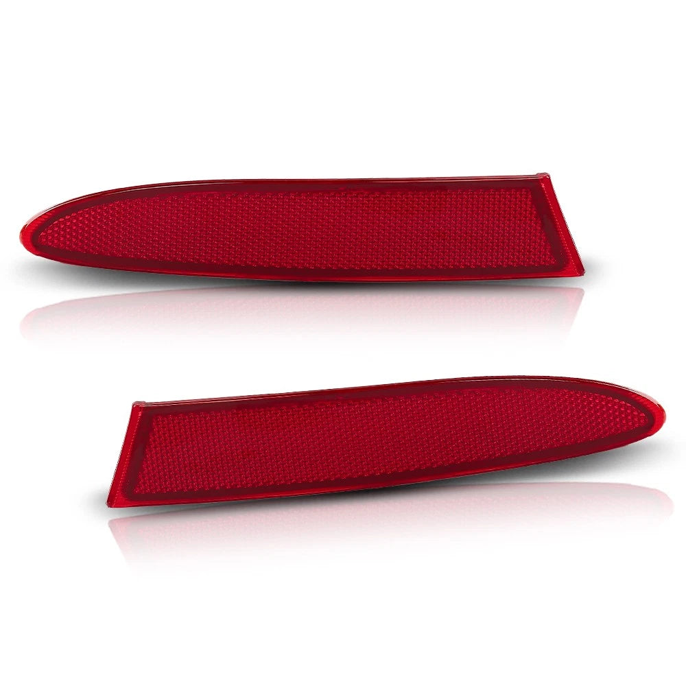 Pair Rear Bumper Reflectors for BMW X3 (2011–2017) Red