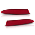 Pair Rear Bumper Reflectors for BMW X3 (2011–2017) Red
