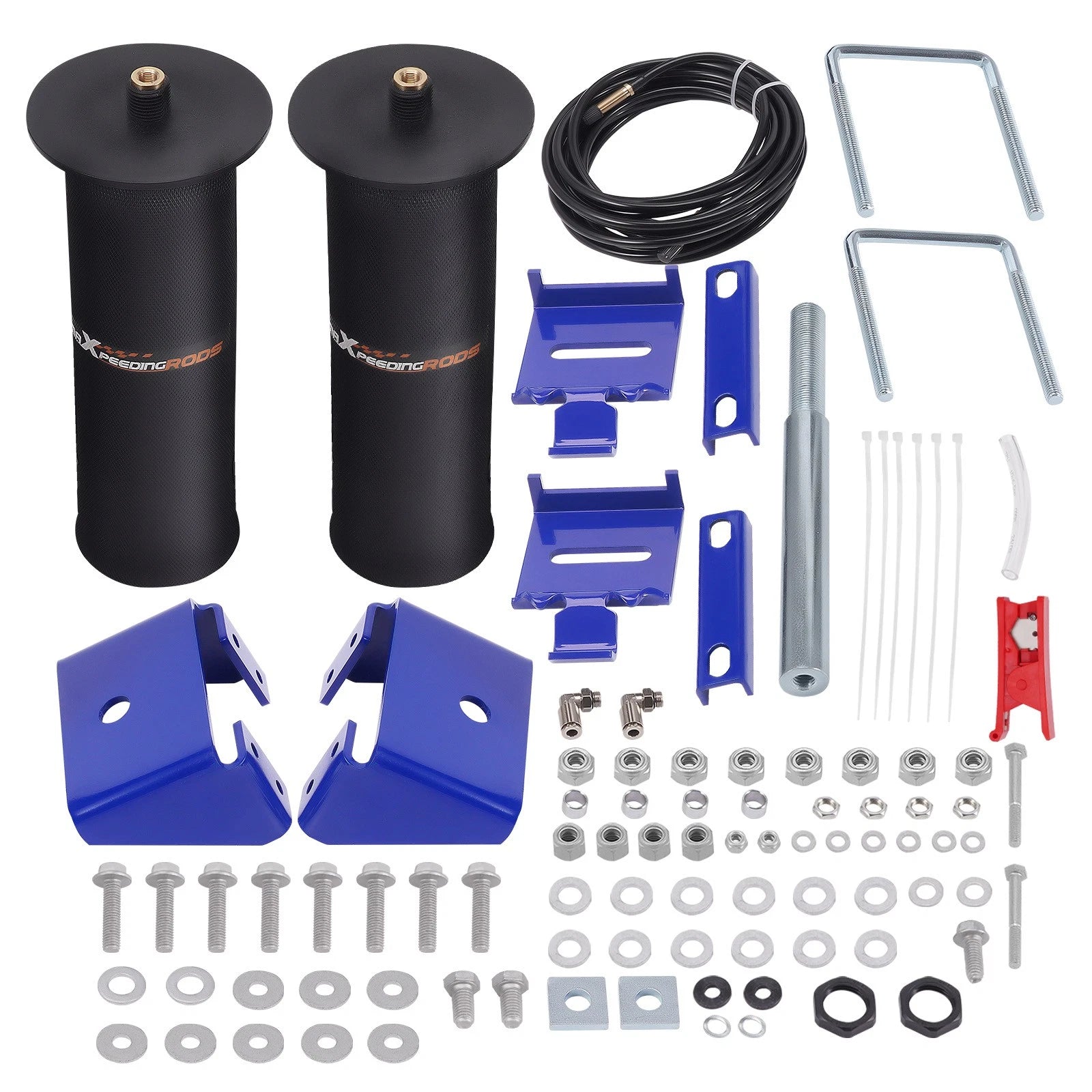 Air Helper Spring Bag Kit 2000lbs for Dodge W100 Pickup (1969–1977, 1986–1989)