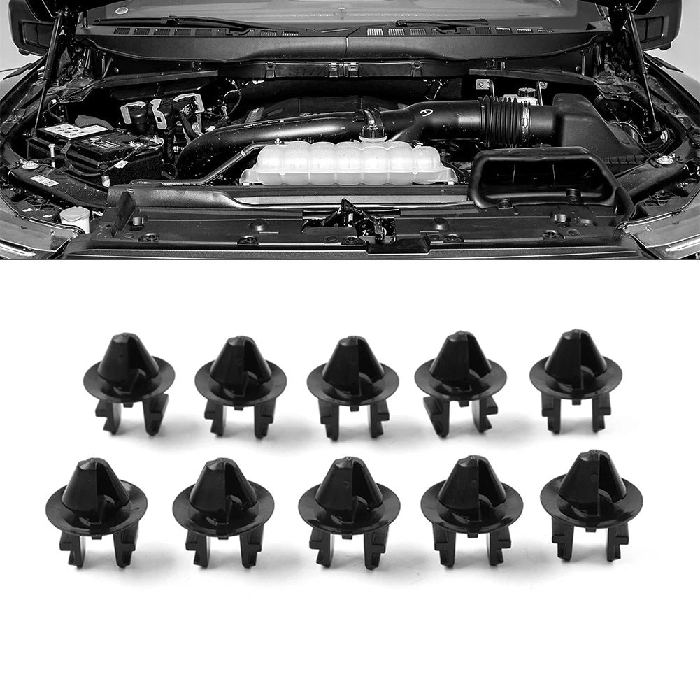 Cowl Cover Grille Retainer Clips for Ford Expedition F-150 F-250 F-350 (1997–2023)