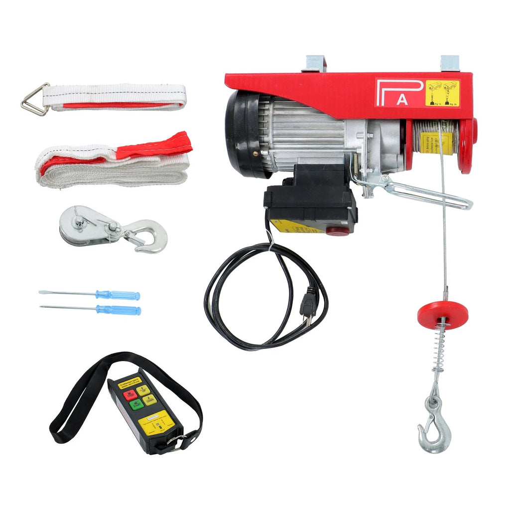 Electric Hoist with Wireless Remote for Automotive Lifts (110V, 880lbs)