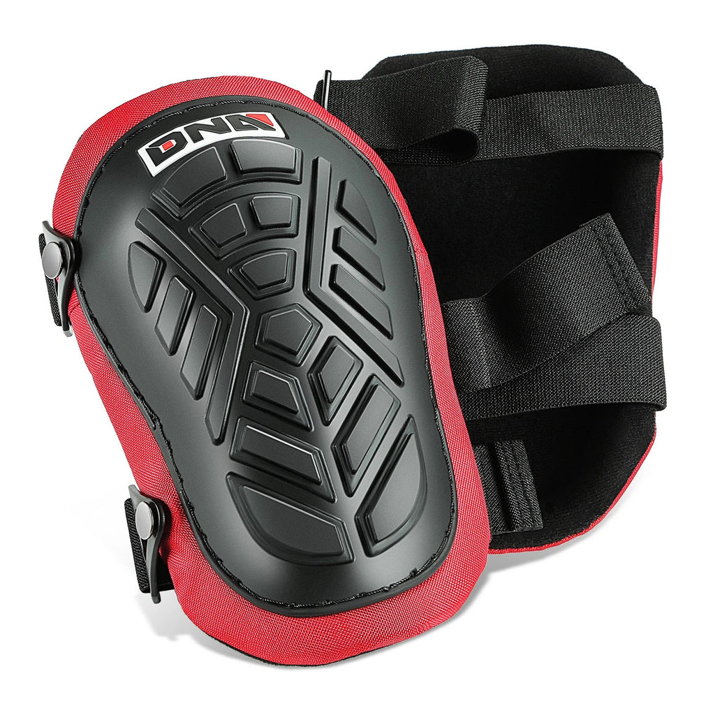 Pair Hard Shell Knee Pads with Adjustment Straps for Work Protection