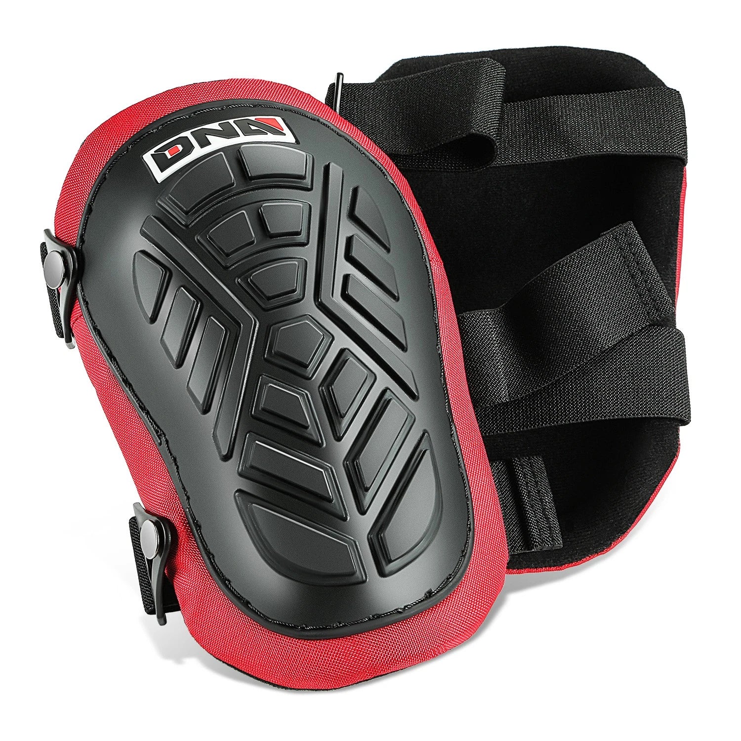 Pair Hard Shell Knee Pads with Adjustment Straps for Work Protection