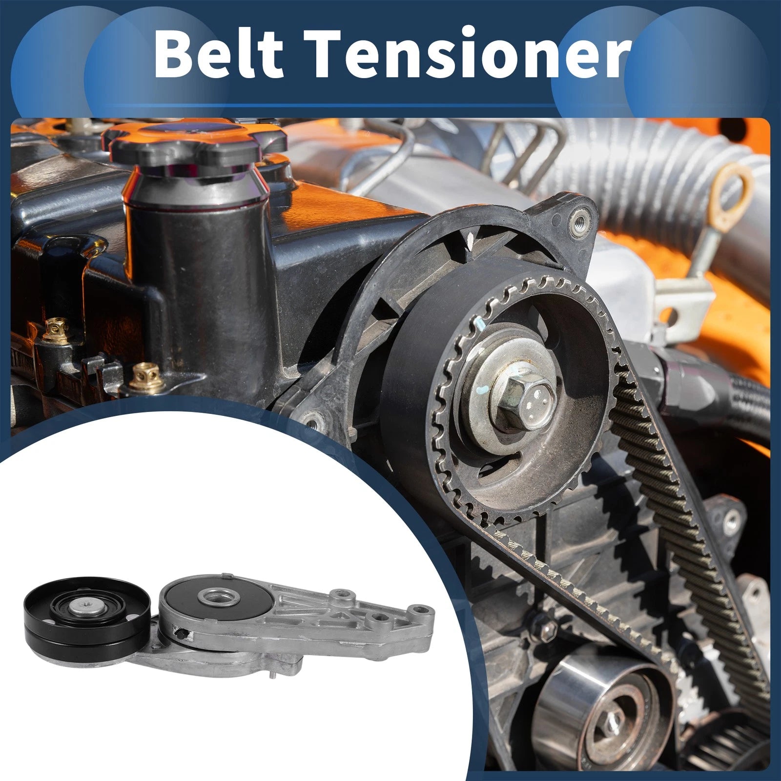 Belt Tensioner for Audi A4 (1994–2001) No. 058903133/058903133B Metal