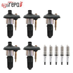 5X Ignition Coils + 5X Iridium Spark Plugs UF303 for Chevy Colorado GMC Canyon (2015–2022)