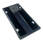 Steel License Plate Blackout Georgia State Flag for All Vehicles (Universal)