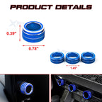 AC Climate Navigation Switch Knob Overlay Cover for Honda Integra Civic (2022-2024)