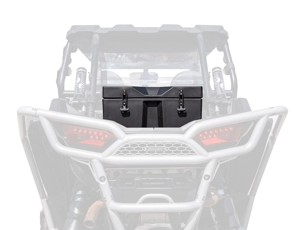 SuperATV Rear Cooler & Cargo Box for Polaris RZR XP Turbo / 4 / S (2014–2023)