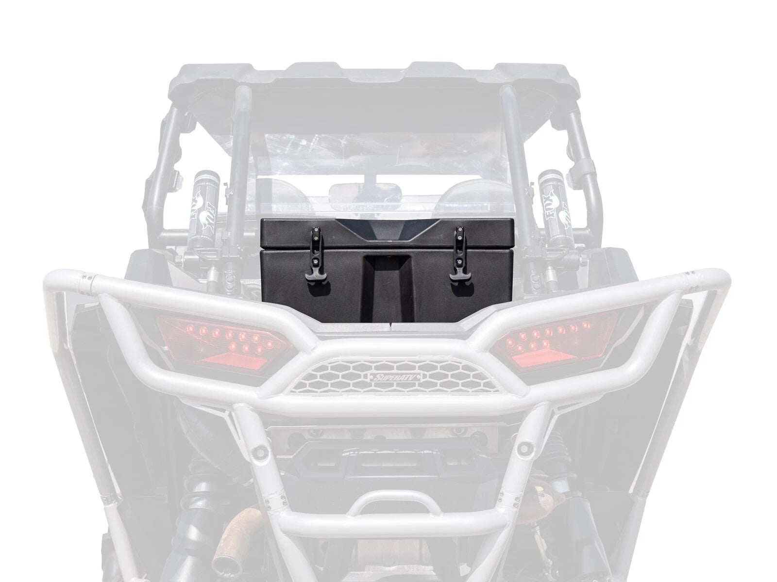 SuperATV Rear Cooler & Cargo Box for Polaris RZR XP Turbo / 4 / S (2014–2023)