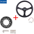 14" Steering Wheel for Logitech G27 G29 G920 G923 Adapter Plate
