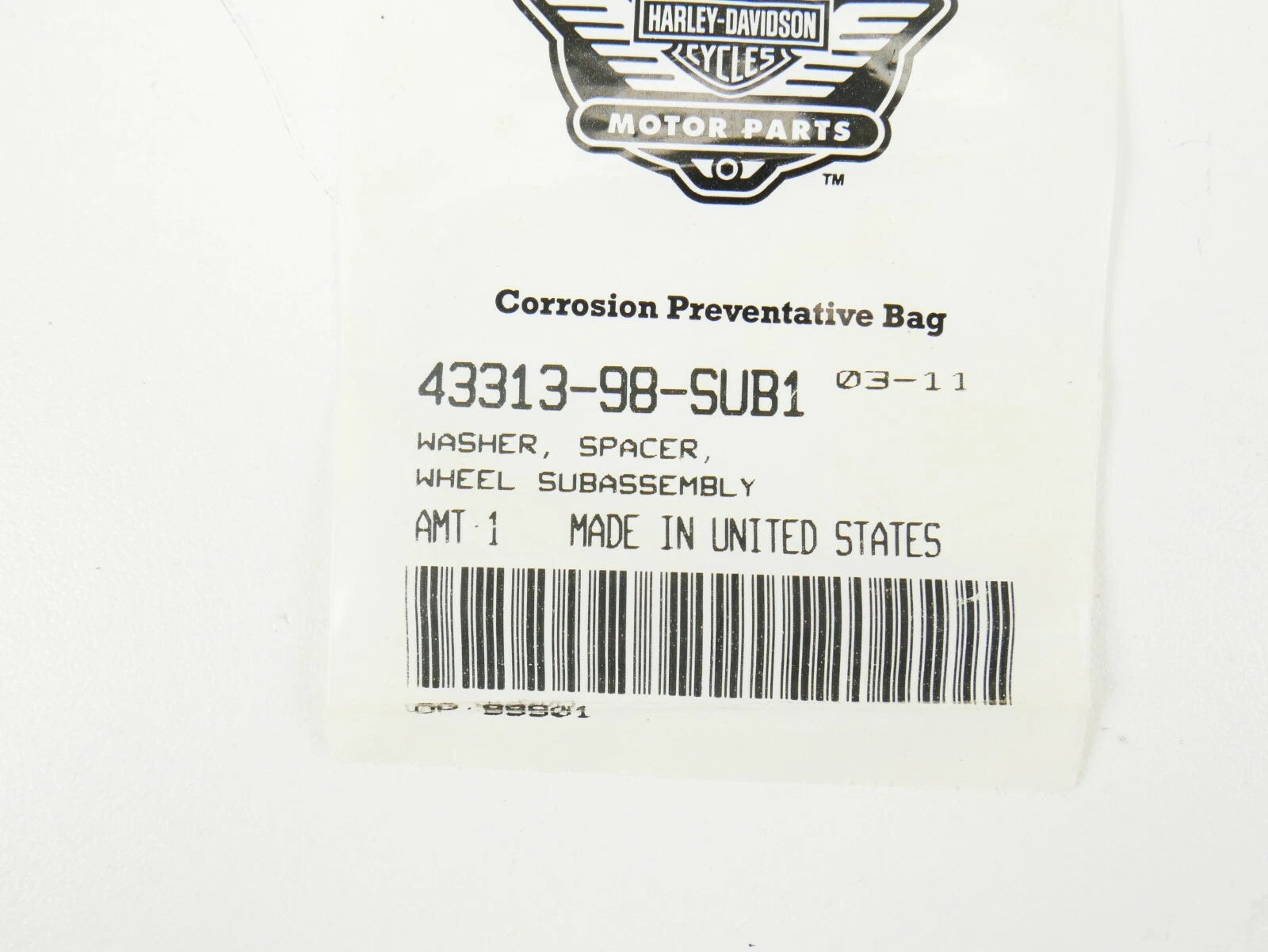 Wheel Washer Spacer for Harley Davidson (43313-98)