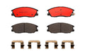 Set of 4 Brembo Front Ceramic Slotted Brake Pads for Kia Sorento (2003–2009)