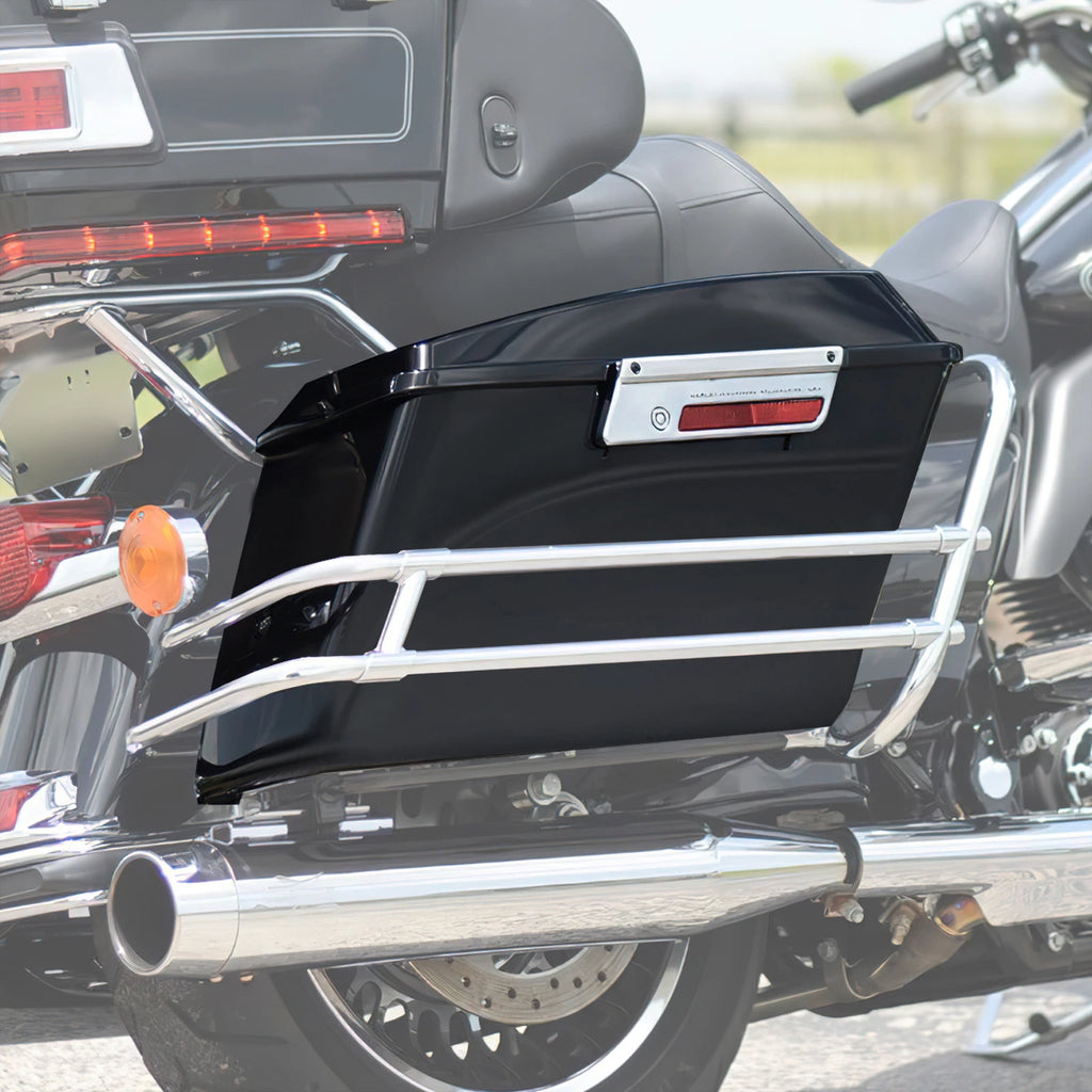 5" Stretched Saddlebags with 6x9" Speaker Lid for Harley Road Glide (1993–2013)