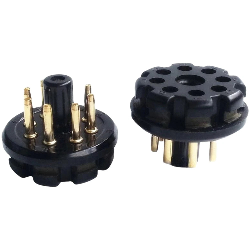 Bakelite 8-Pin Socket for KT66 KT88 6SL7 6SN7 (Audio Applications)