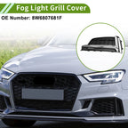 1pc Fog Light Grill for Audi A5 S5 (2017–2020) No. 8W6807681F ABS