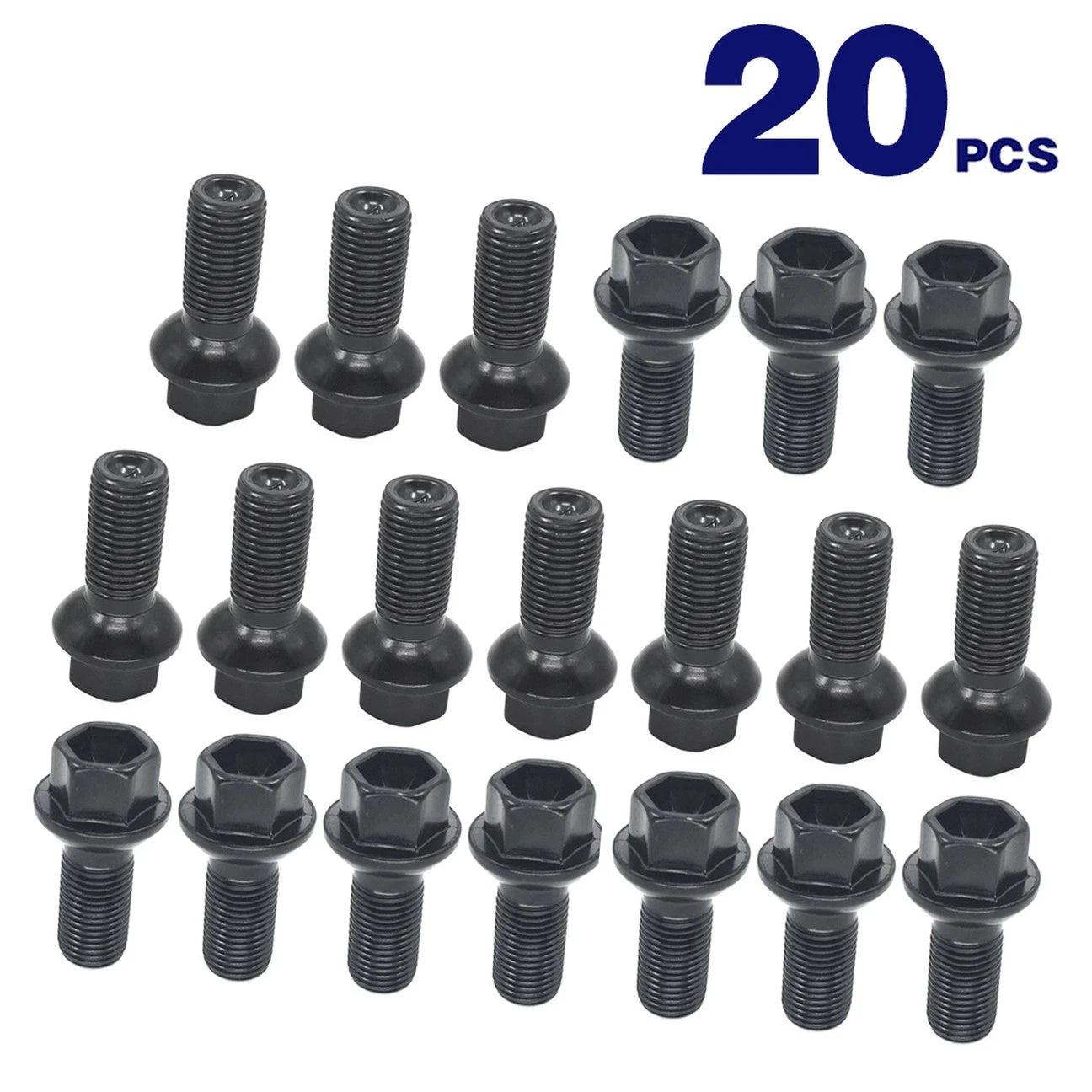 Set of 20 Lug Bolts 0009908307 for Mercedes W204 W163 W251 W230
